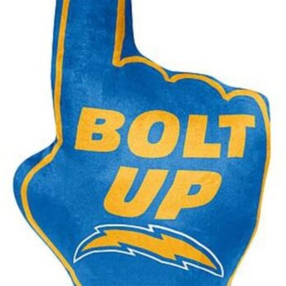 Los Angeles Chargers Northwest Super Size Finger Pillow
